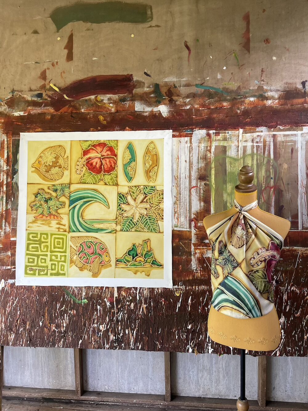 de la toile à la Soie naturelle de haute qualité – carré de soie de luxe